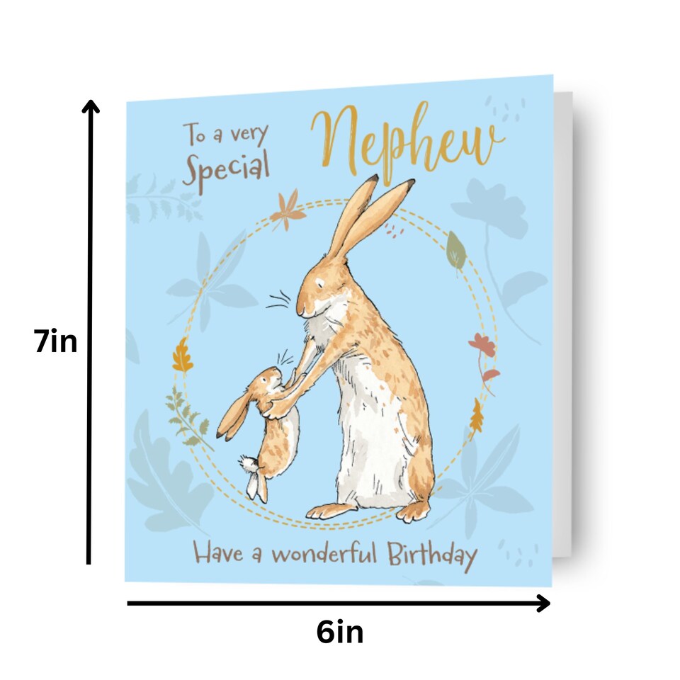 image 1 of Guess How Much I Love You 'Special Nephew' Birthday Card