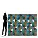 image 4 of Interiors by Premier Multicoloured Large Geometric Rug, Hand Tufted Cotton Wool Blend Area Rug, Colourful Patterned Rug Multi