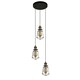 image 6 of Burns 3 Light Copper & Black Ceiling Pendant
