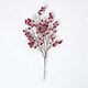 image 2 of Homescapes Artificial Winter Snow Berry Single Stem Bouquet