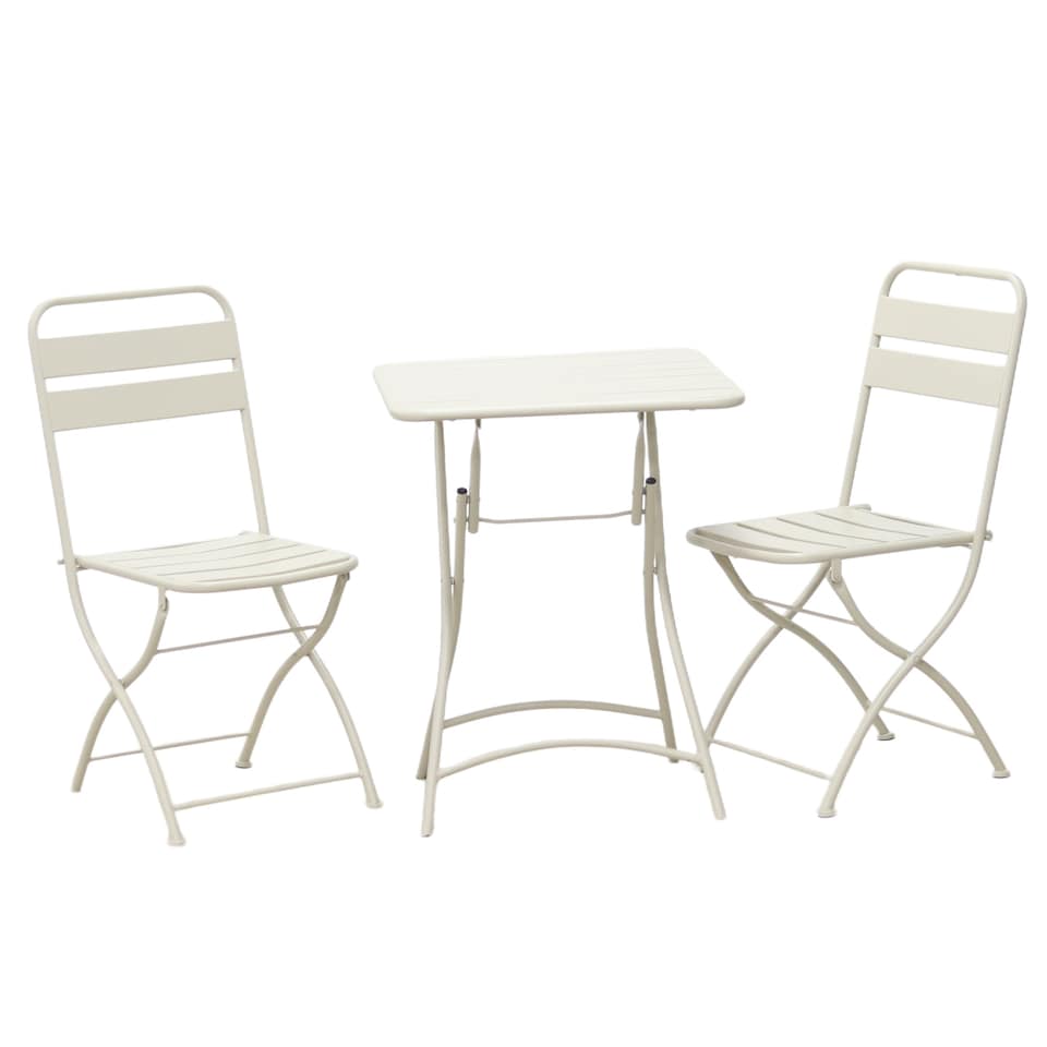 image 1 of Colourways Vibrant Folding Patio or Balcony Set - Beige