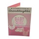 image 4 of On The Birth Of Granddaughter Charming Pink Design Congratulations Card