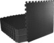 image 10 of 12pcs Black EVA Gym Flooring Puzzle Mat 60x60cm Interlocking Non Slip Floor Tiles for Home Workout, Yoga & Fitness | Black