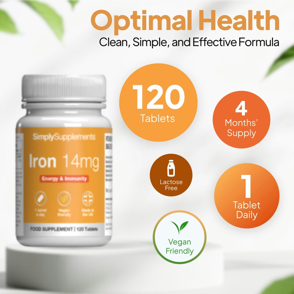 image 1 of Iron 14mg - 120 Tablets