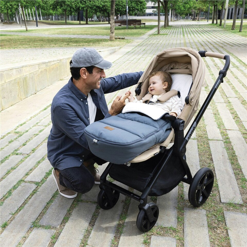 image 1 of Jane Dart Pushchair Footmuff Cream | Desert