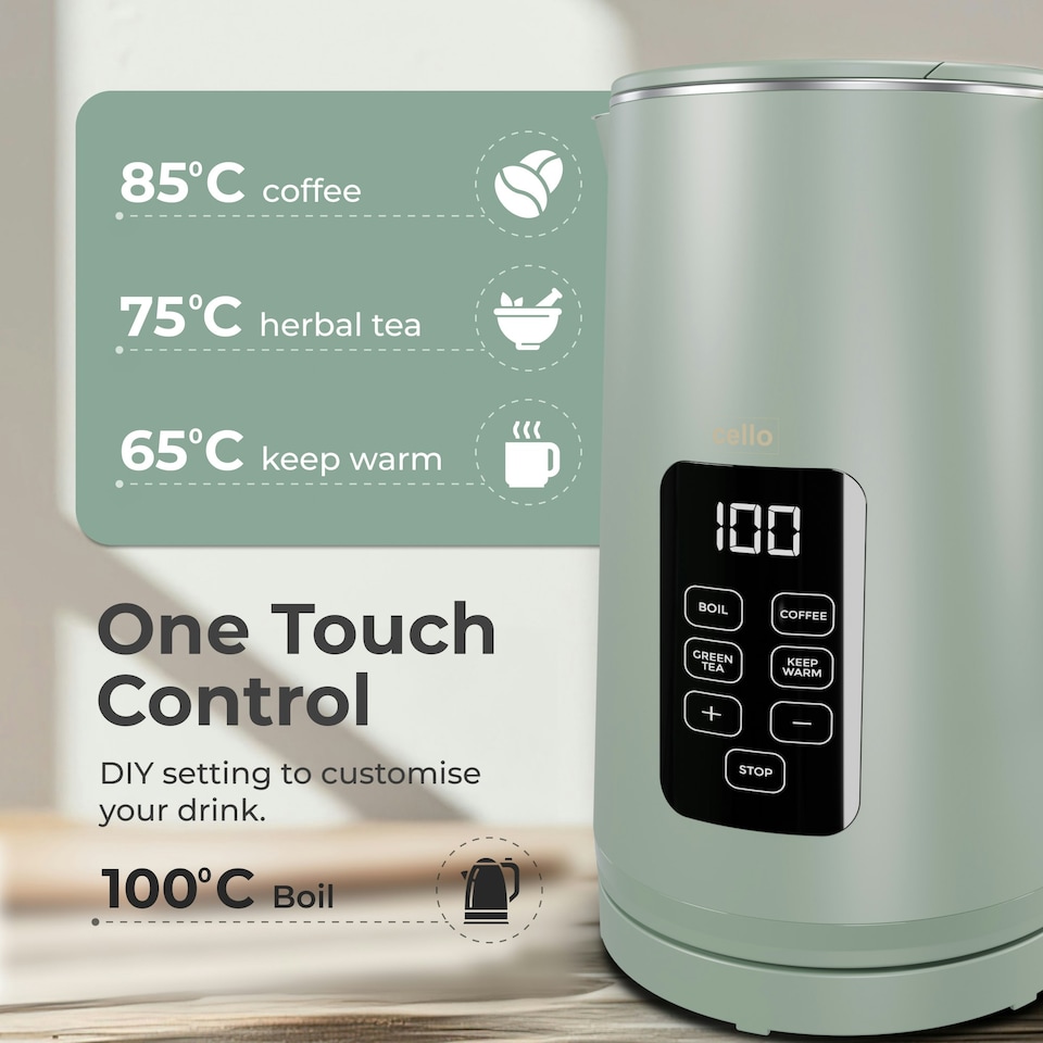 image 1 of Cello Digital Kettle with Temperature Control