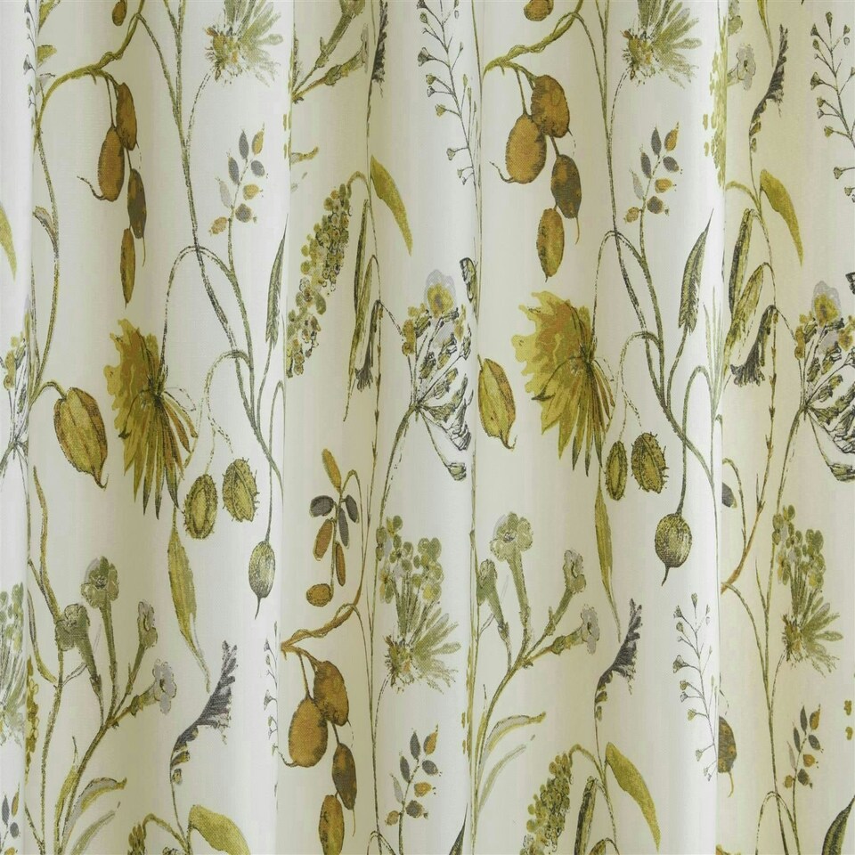 image 1 of Grove Curtains - Green - 168cm x 183cm
