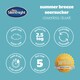 image 9 of Silentnight Summer Breeze Seersucker Coverless Duvet 2.5 Tog Blue Light Grey | Blue | Blue | Single
