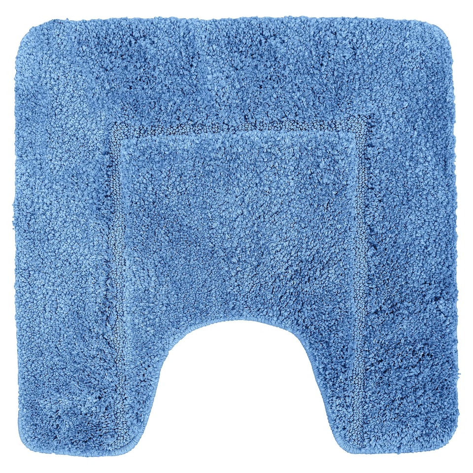 image 1 of Velosso Mayfair Microfibre Pedestal Mat Antislip Blue