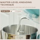 image 3 of HOMCOM Electric Stand Mixer, 4.5L Food Mixer with Dough Hook, Whisk, Blue