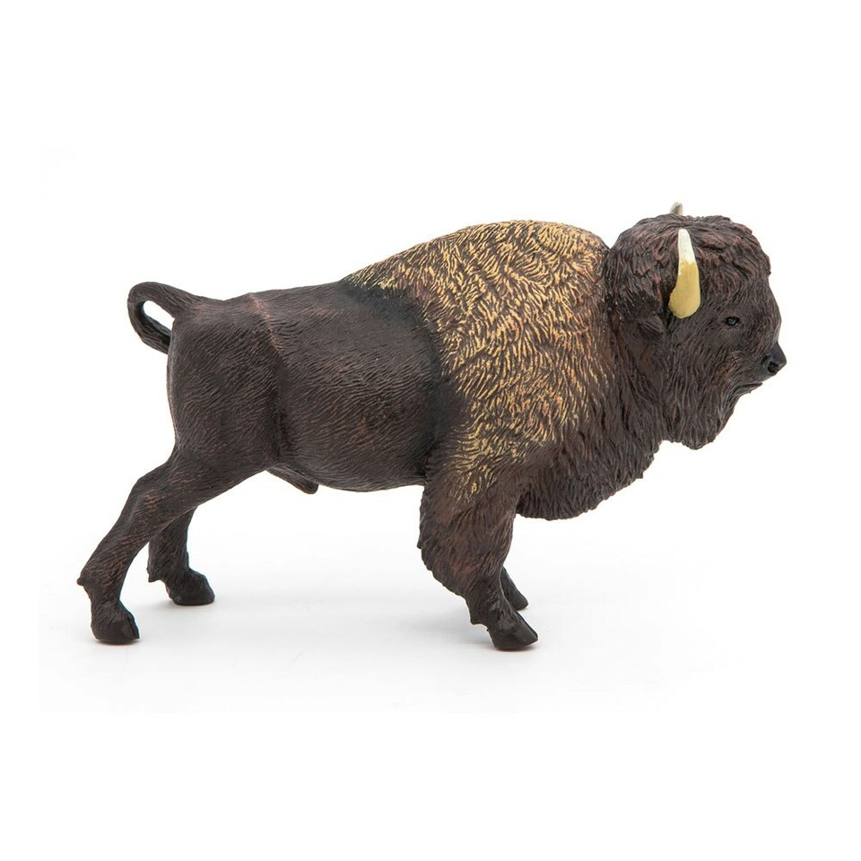 image 1 of PAPO Wild Animal Kingdom American Buffalo Toy Figure