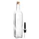 image 4 of Argon Tableware Olive Oil Pourer Bottles with Cork Lids - 500ml - Pack of 2