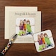 image 5 of Personalised Hugs and Kisses Photo Upload Coaster Card for Grandma