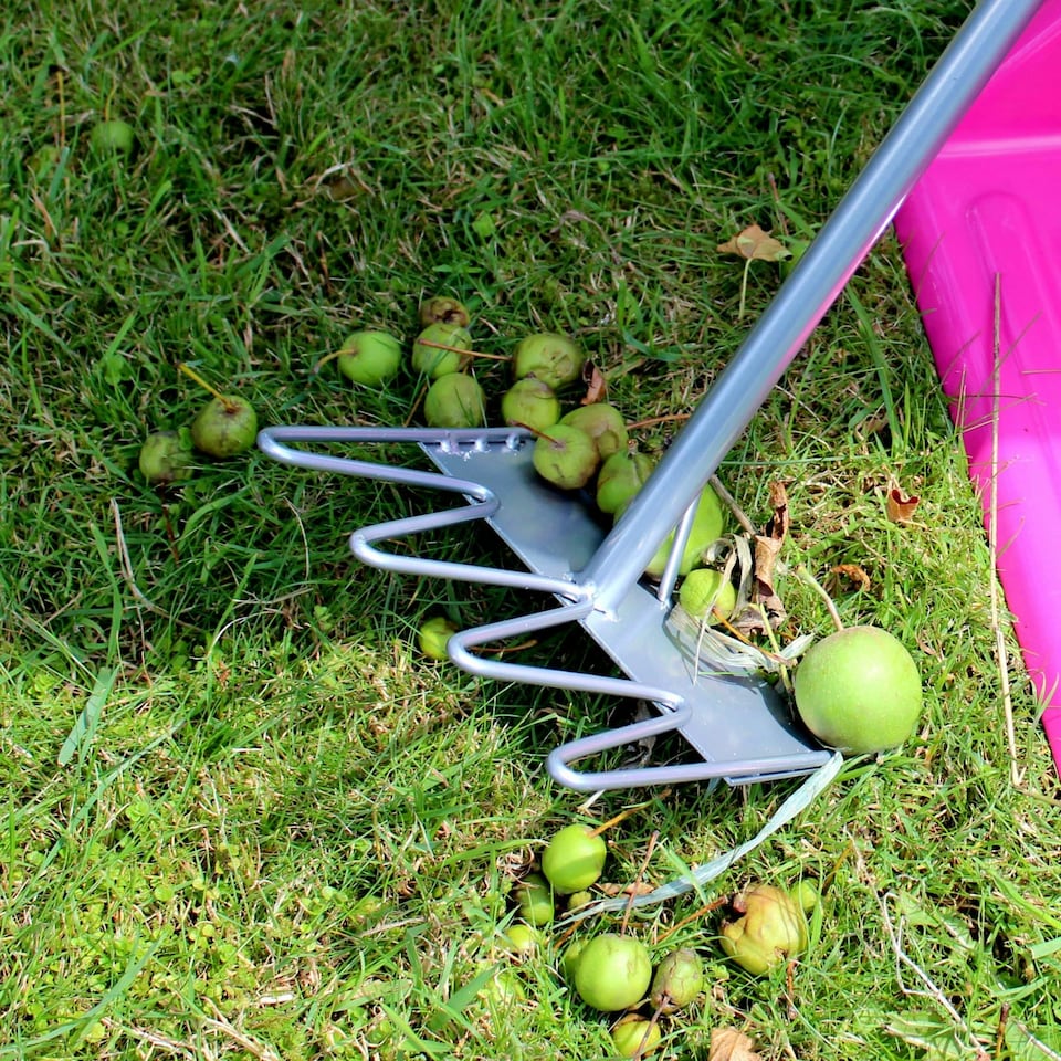 image 1 of Red Gorilla Tubtrug Tidee Rake - Purple - 80cm