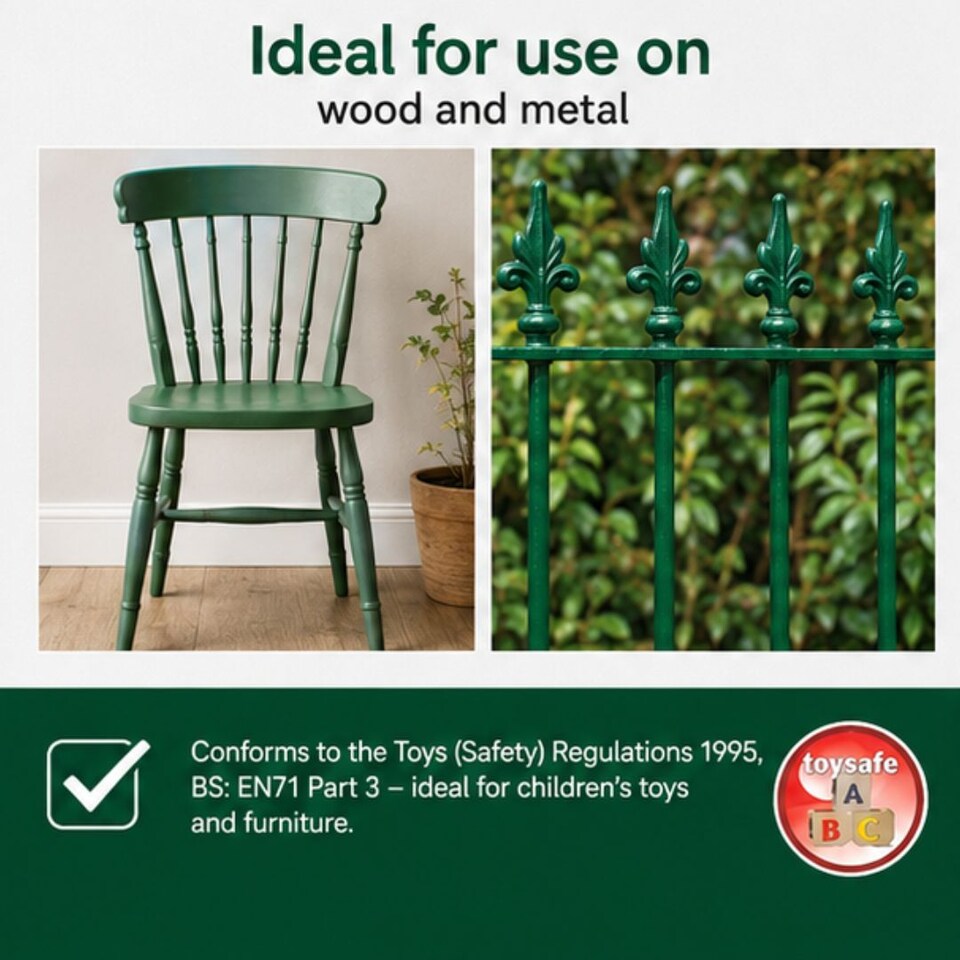 image 1 of Rustins - Quick Dry Small Job Gloss Paint Buckingham Green 250ml