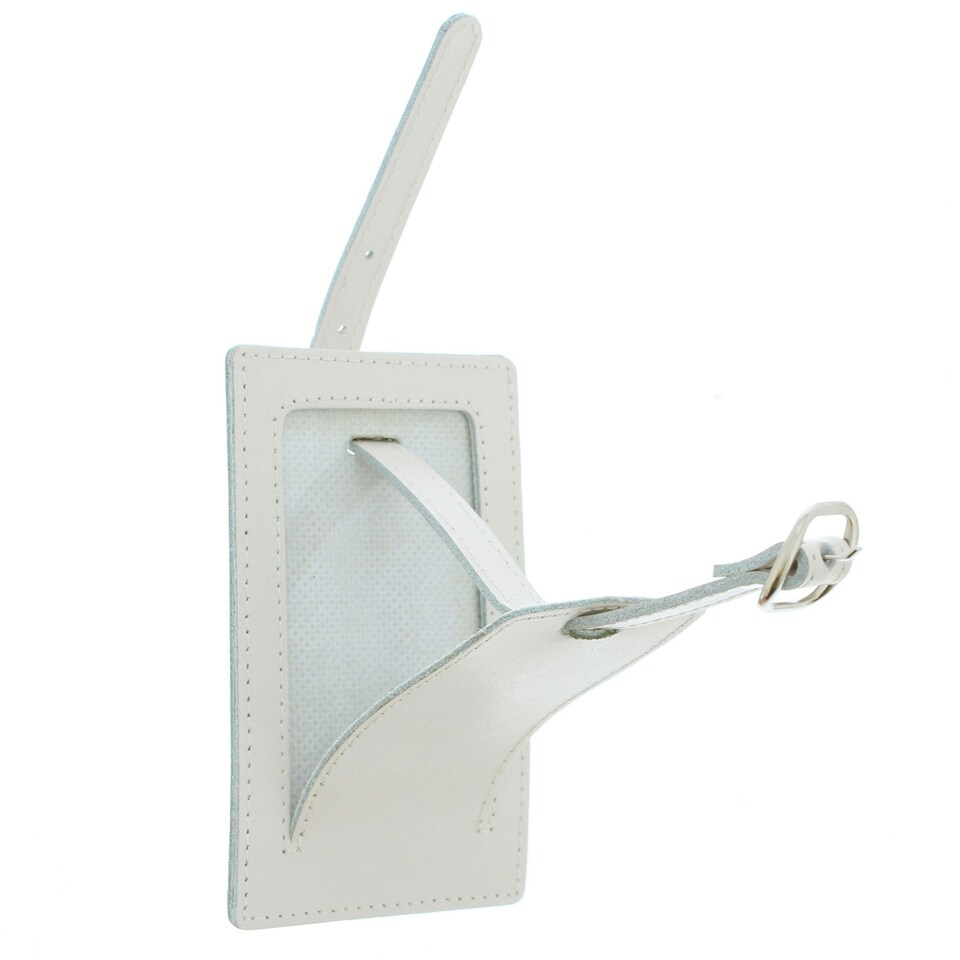image 1 of Personalised Classic Cream Luggage Tag Cream