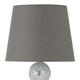 image 5 of Mosaic Touch Lamp with Grey Shade Chrome | Grey