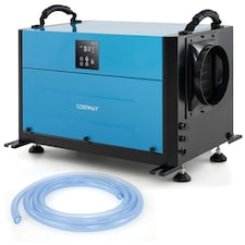 COSTWAY 70L/Day Crawl Dehumidifier Commercial w/3 Modes Blue