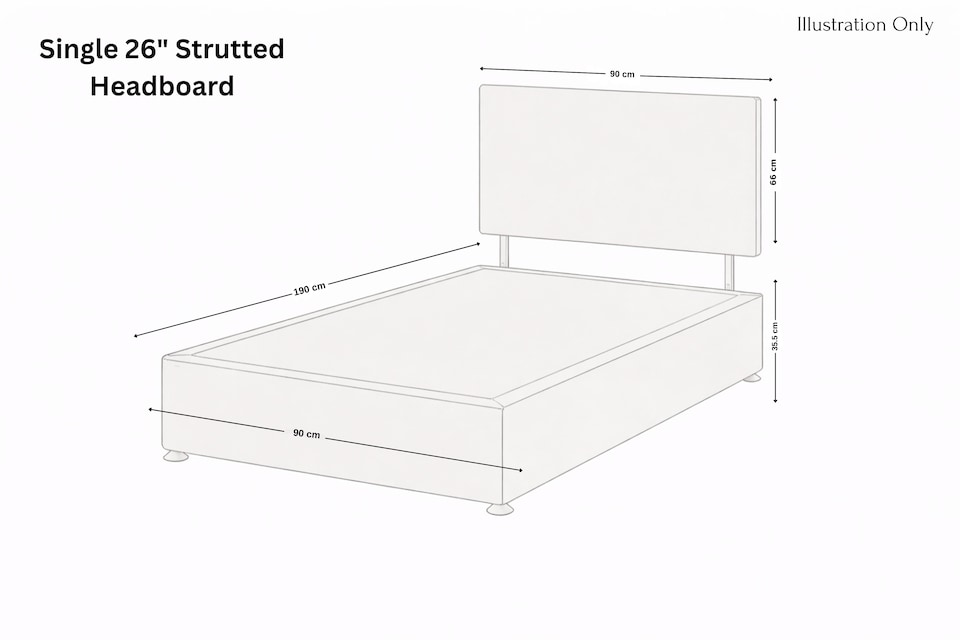 image 1 of Sloomy Mayfair Mustard Plush Divan Bed Base No Drawers With 26 Inch Strutted Headboard | Gold | Mustard | Single | 1