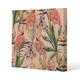 image 1 of Tropical Flamingo (Canvas Print) 77 x 77 x 4cm