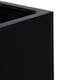 image 2 of Primrose Polystone Large Black Rectangular Trough Planter 100cm