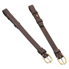 Salisbury Leather Horse Bridle Cheeks - Australian Nut - Pony