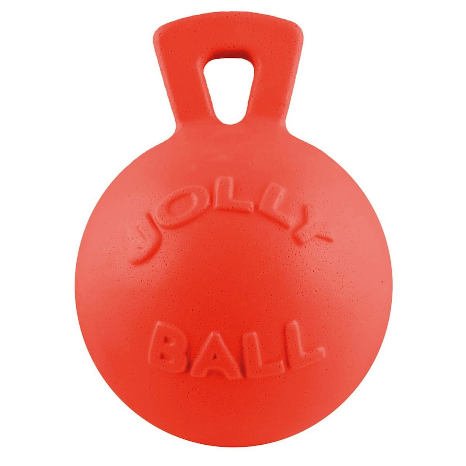 image 1 of Jolly Pets Tug-N-Toss Dog Toy - Orange - 8-football