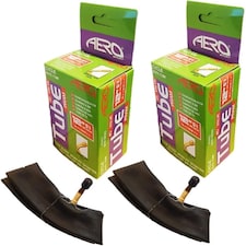 Aero Sport Set x 2 Butyl 12" PRAM 45 Degree Valve 1.75/2.125 Inner Tube Schrader