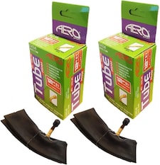 Aero Sport Set x 2 Butyl 12" PRAM 45 Degree Valve 1.75/2.125 Inner Tube Schrader