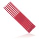 image 2 of SPARES2GO Power Sweeper Brushes for WESTWOOD COUNTAX Lawn Tractor Mower 5086 Bristles x 54 Red