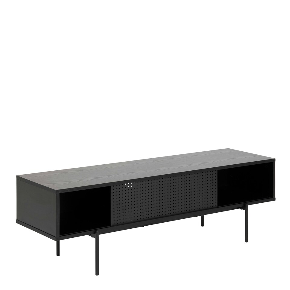 image 1 of Angus TV Unit with 1 Sliding Door in Black
