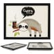 image 1 of GEEZY Sloth Design Wooden Lap Serving Tray with Bean Bag Cushion 44x34cm