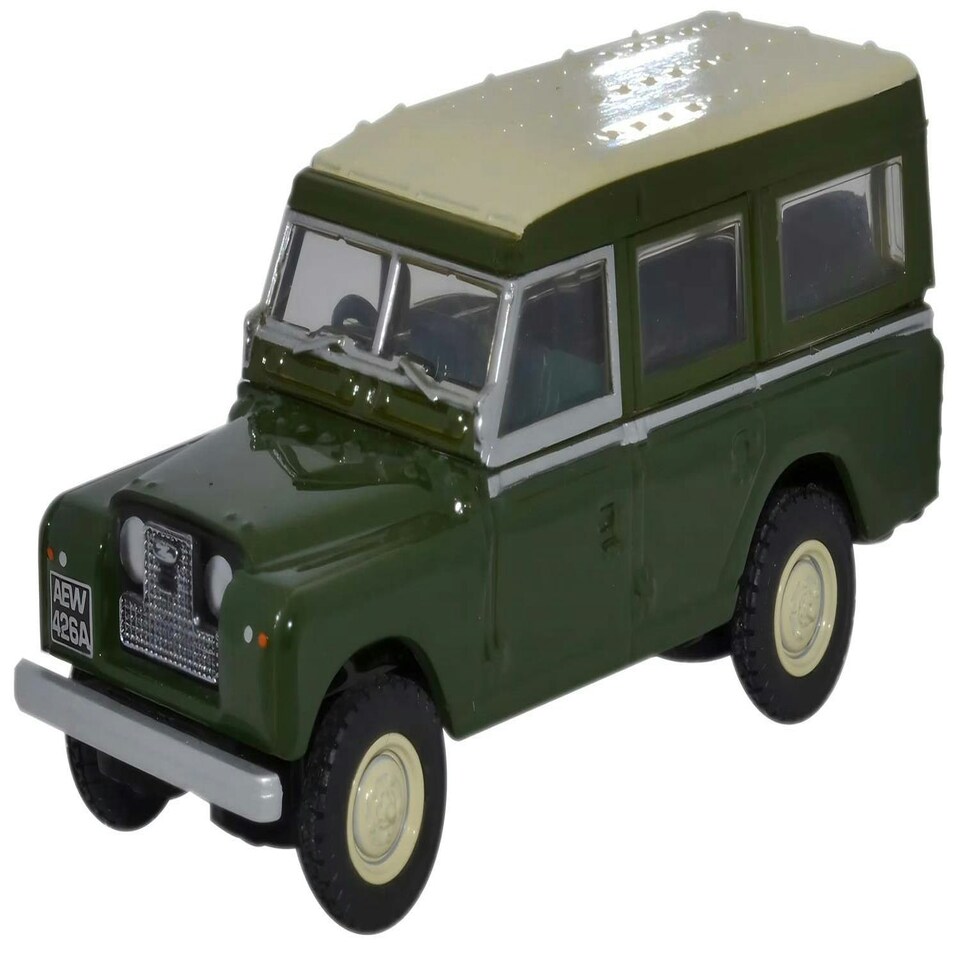 Oxford Diecast Land Rover Series II Station Wagon Bronze Green