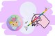 image 4 of Pack of 12 Round Princess Design Notebooks 8cm