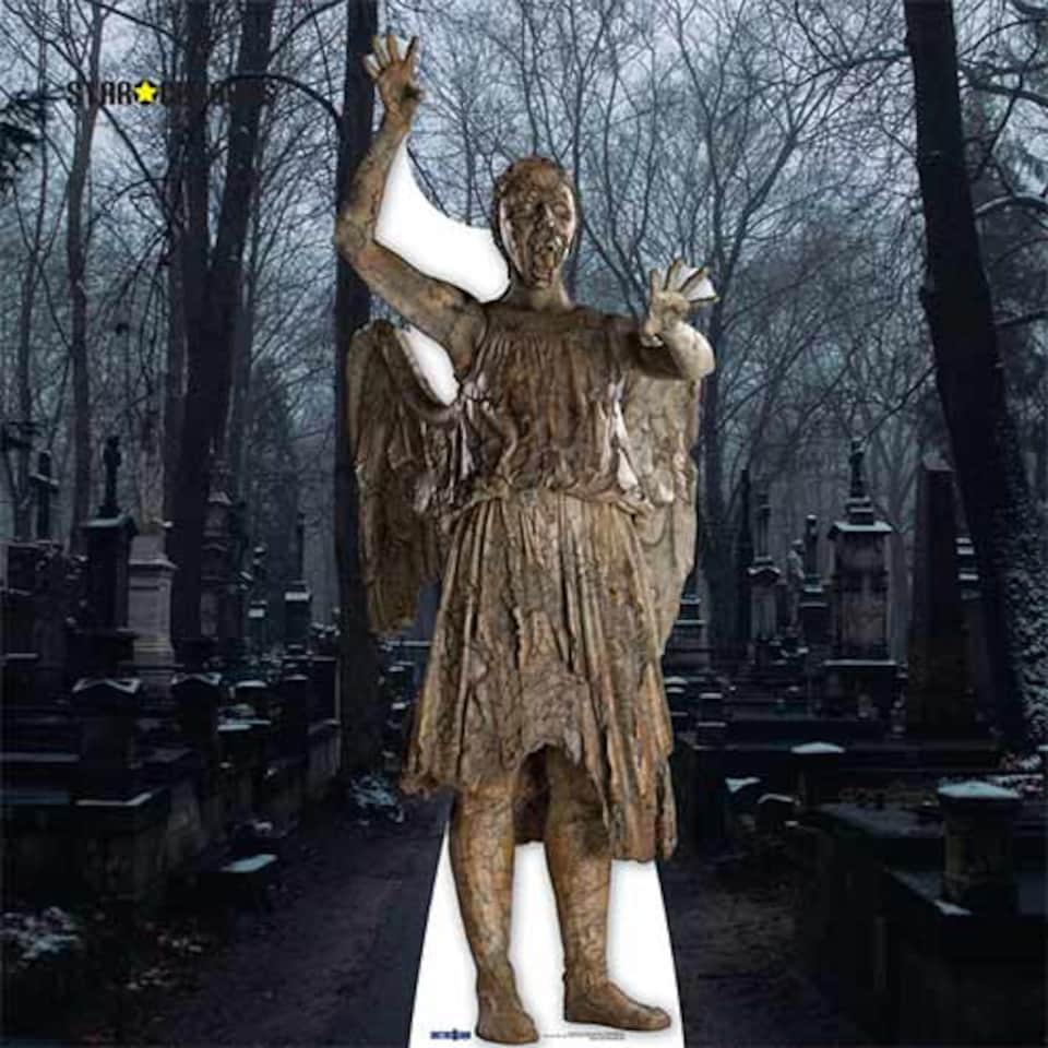 Weeping Angel Attacking Doctor Who Lifesize Cardboard Cutout 182cm