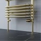 image 2 of Stirling Bold - Polished Brass Thermostatic Radiator Valve & Lockshield Straight 15mm