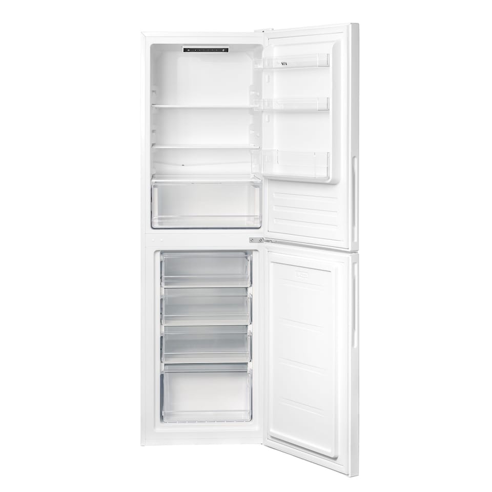 image 1 of SIA SFF17654WE 50/50 Split White Freestanding 252L Combi Fridge Freezer