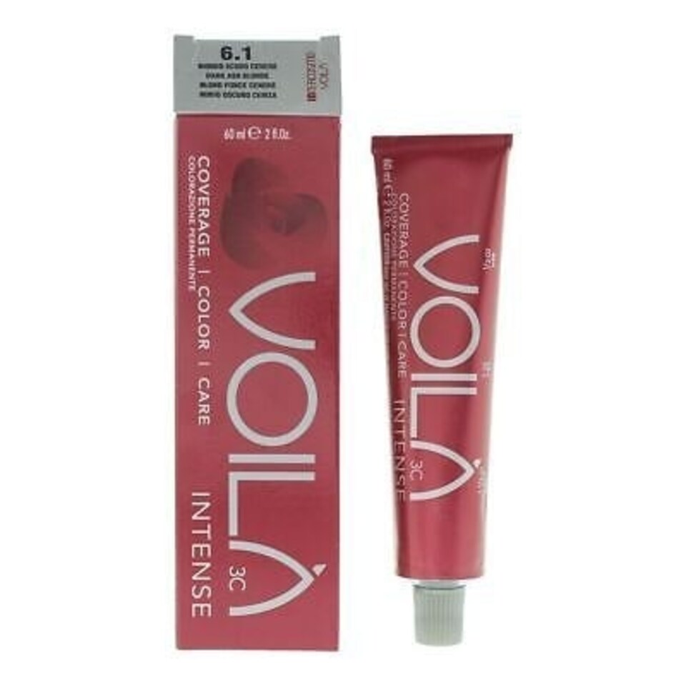 image 1 of Intercosmo Voila 3C Intense 6.1 Dark Ash Blonde Hair Colour 60ml For Women Her N/A