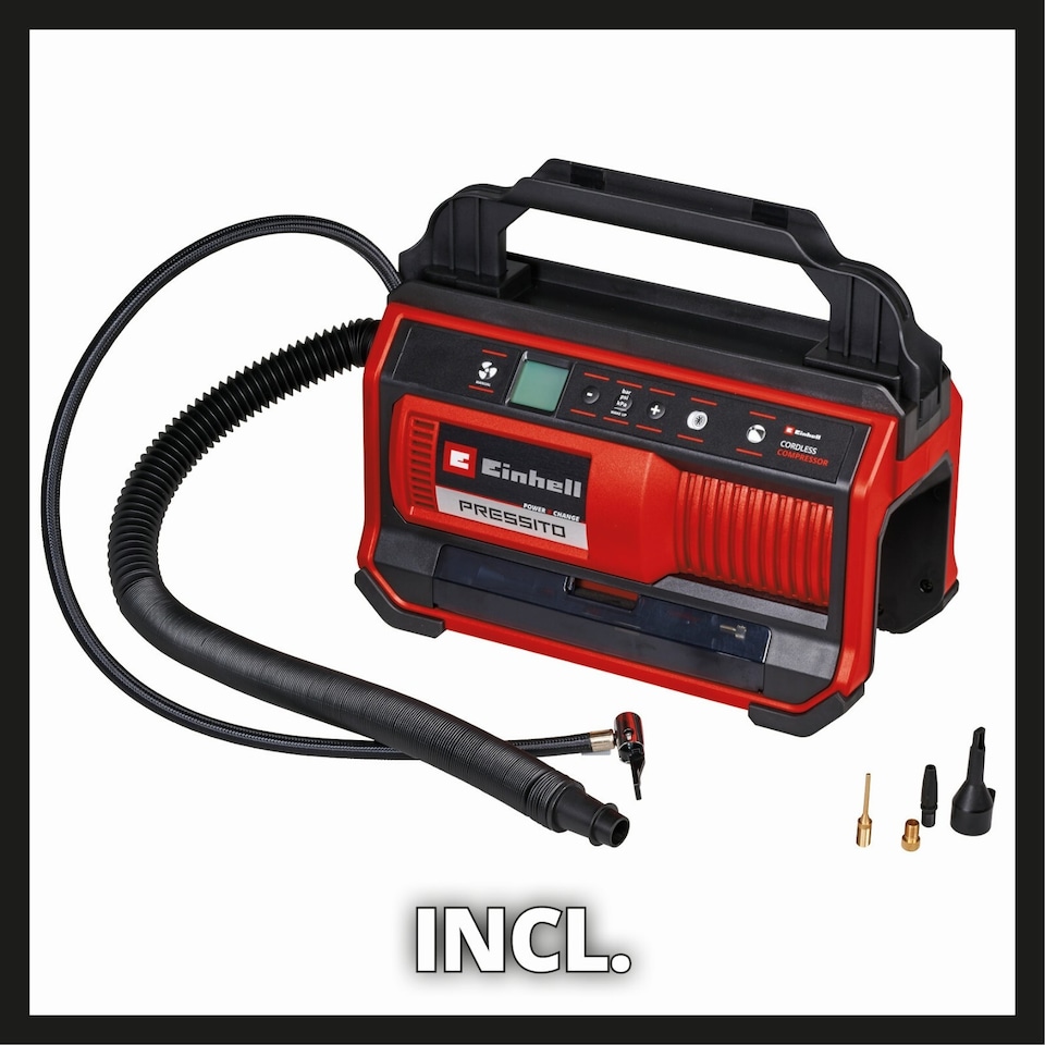 image 1 of Einhell Cordless Air Compressor PRESSITO 18/25