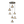 Pewter, BHS Demi 7 Light Pendant, Pewter Grey | Pewter