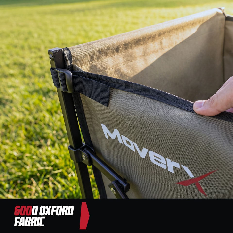 image 1 of MoverX 150L/150kg Folding Camping Trolley / Festival Wagon - Khaki