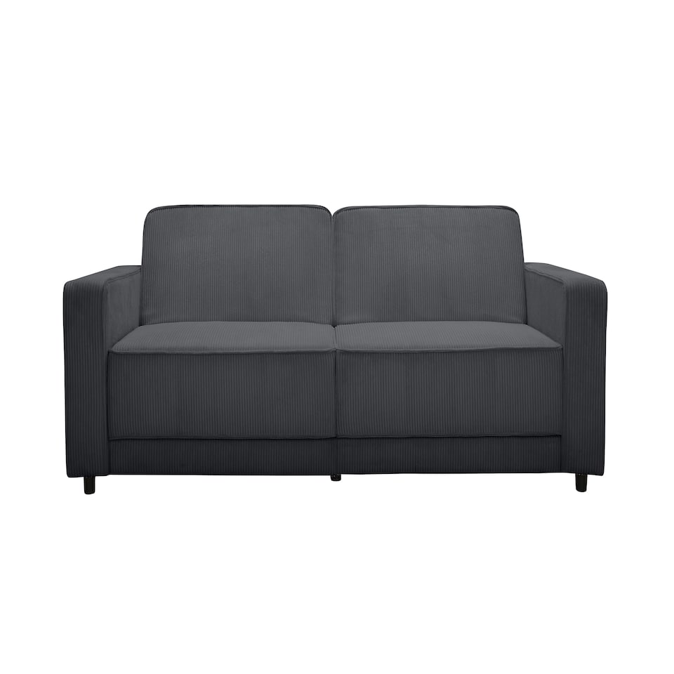 image 1 of Allie 3 Seaters Sofabed Anthracite Corduroy Grey | Anthracite
