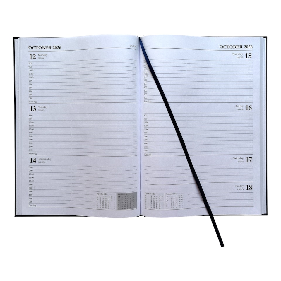 image 1 of Janrax 2026-2027 A4 Week To View Blue Academic Diary