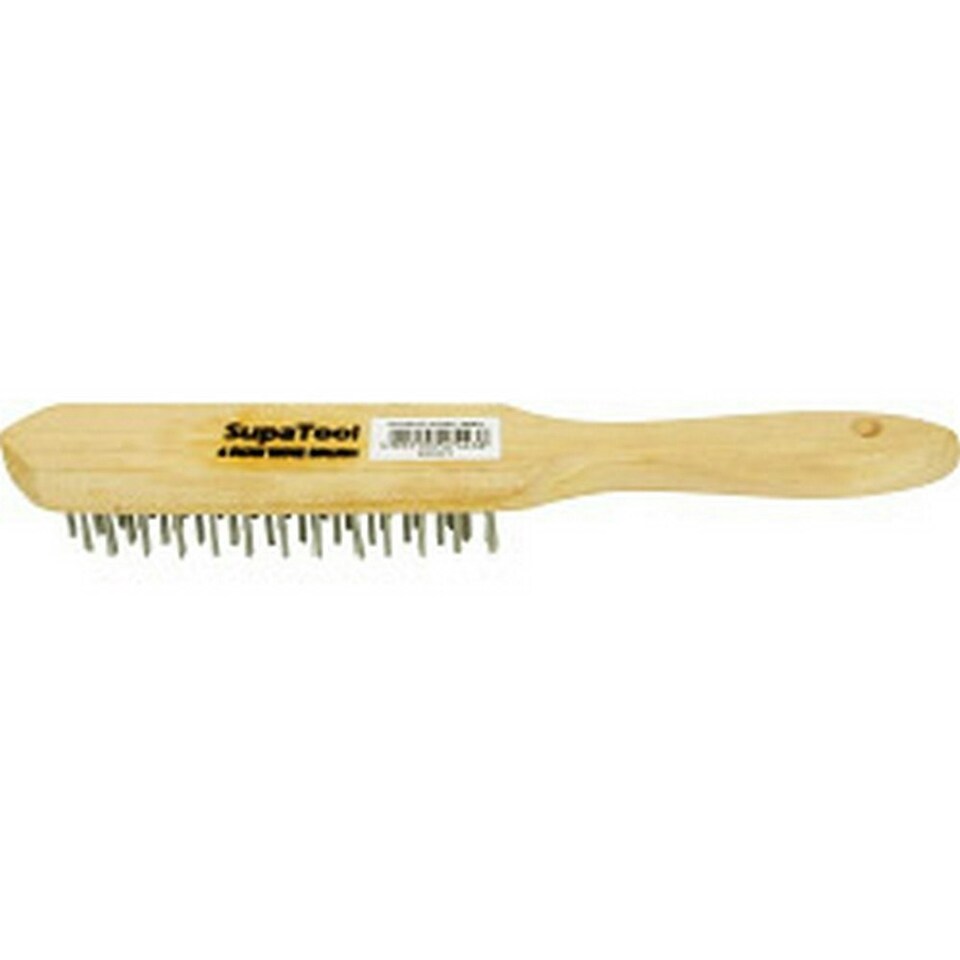 SupaDec Wire Brush - Natural - 4 Rows