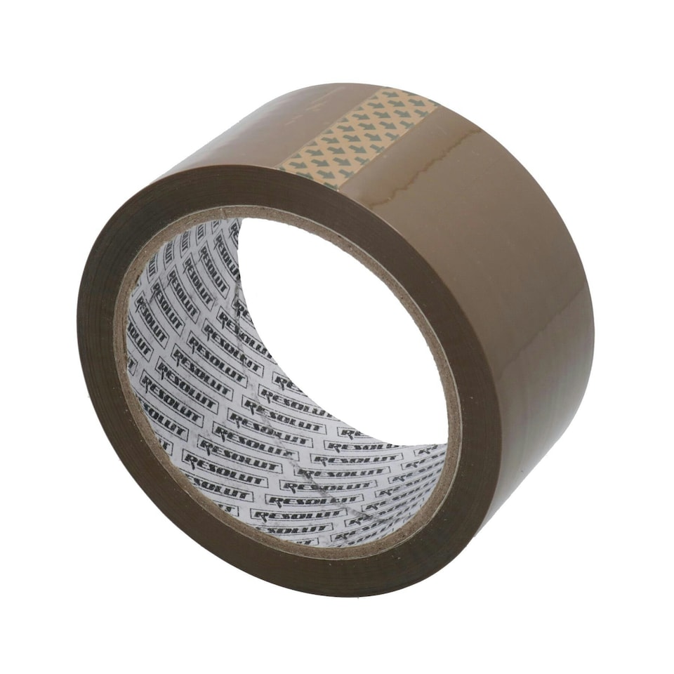 image 1 of Brown Parcel Packaging Tape 48mm x 68 Metres per Roll Sealing Heavy Duty 12 Rolls