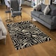 image 2 of Gold Zebra Print (Rug) | Gold | M