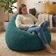 image 3 of rucomfy Jumbo Cord Slouchbag - Indoor Classic Bean Bag for Adults