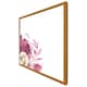 image 4 of Pink floral (Picture Frame) Brown | S