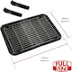 image 3 of SPARES2GO Large Vitreous Enamel Grill Pan for Bosch Oven/Cooker (420mm x 300mm)