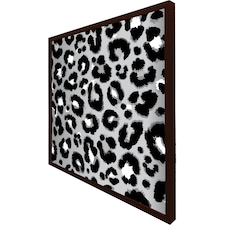 Silver leopard print (Picture Frame) Brown | L